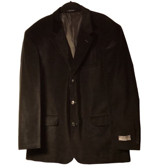 NWOT. Lineal juomo Black Velvet Jacket. 43R - Picture 1 of 6